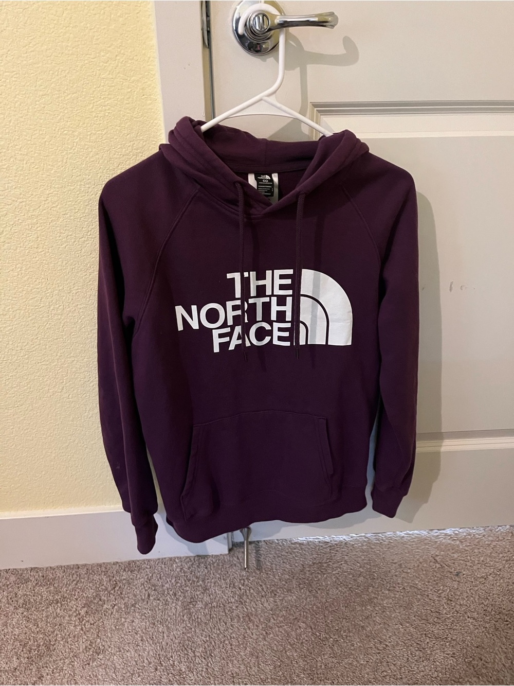 The North Face Men's Deep Purple Logo Crewneck Hoodie